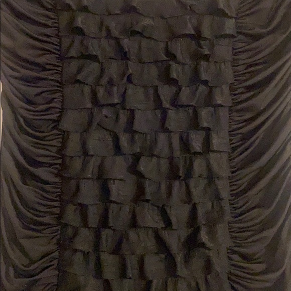 NWOT Ruched Ruffle Strapless Top - Picture 3 of 5